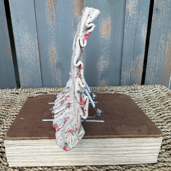 Sezane Floral Ruffle Accessory Cosmetic Bag - Picture 3 of 9